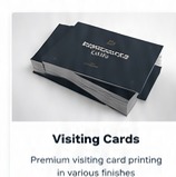 Printed visiting cards